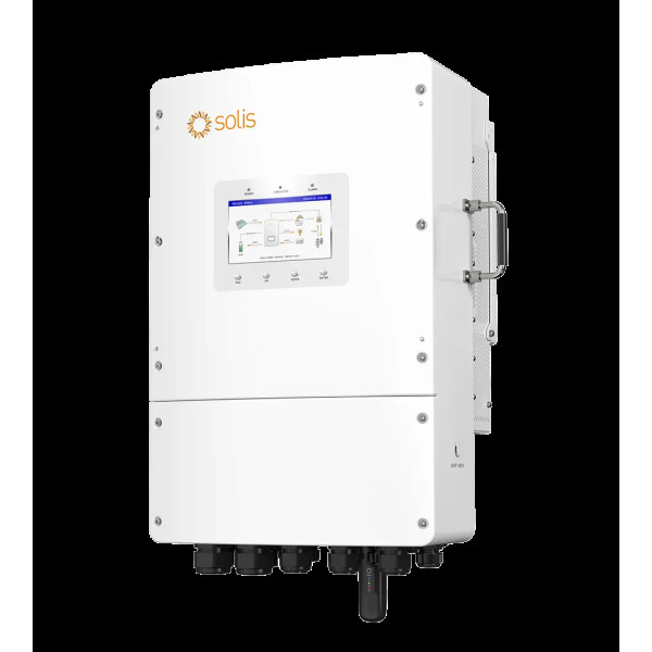 Гібридний інвертор Solis (10 кВт, 48В, Wi-Fi, 3 фази)