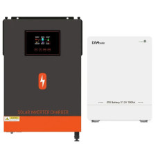 Комплект резервного живлення 48в 6,2 кВт (Інвертор Powmr Solar + DHN-LVWES05-G1)