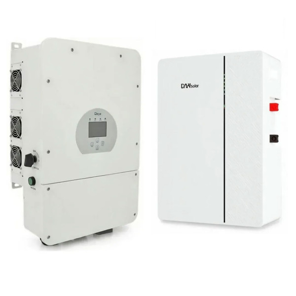Комплект резервного живлення 48в 8 кВт (Інвертор Deye SUN-8K-SG05LP1-EU + Акб DHN-LVWES15-G1)