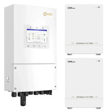 Комплект резервного живлення 48в 6 кВт (Інвертор Solis S6 + 2 Акб DHN-LVWES05-G1)