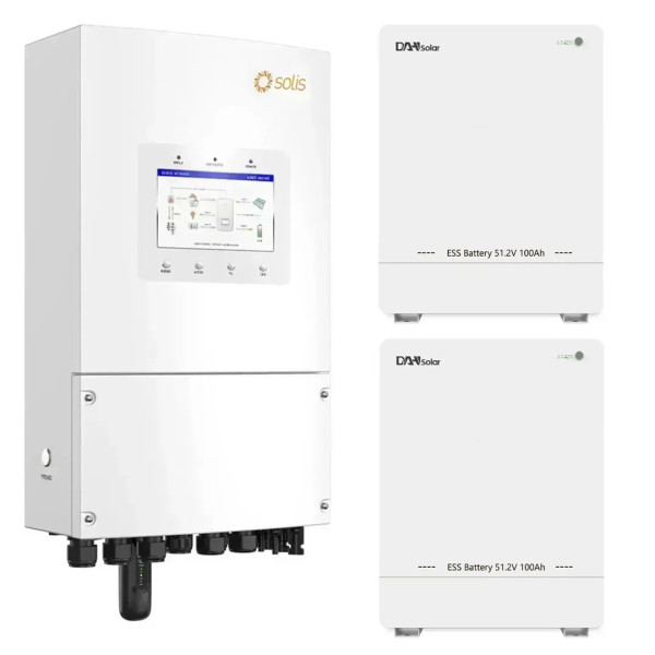Комплект резервного живлення 48в 6 кВт (Інвертор Solis S6 + 2 Акб DHN-LVWES05-G1)